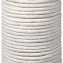 VitalCozy 1/4" Cotton Piping Cord 6 mm Natural Cording for Sewing Piping for Pillows and Other Soft Welt Applications(46 Yds)