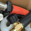Tool Daily Short Pressure Washer Gun with Foam Cannon, Dual Connector Accessory, 1/4 Inch Quick Connect, 5 Spray Nozzle Tips, 1 Liter