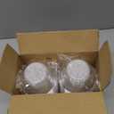 Qeirudu 8 oz Small Clear Plastic Bowls, 100 Pack Disposable Hard Plastic Party Serving Bowls for Salads, Ice Creams, Fruit, Desserts, Parfaits, Snacks