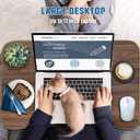 Fayquaze Portable Foldable Laptop Bed Desk with Storage Drawer and Cup Holder - Lap Desk Laptop Stand Tray Table for Eating, Reading and Working