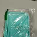 Replacement Lids for Pyrex 7210-PC 3 Cup Rectangle, Silicone Storage Cover Lid for Glass Bowl 2 Pack with Date Mark Turquoise