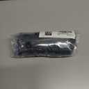 Herseas Women's Loop Straps Bikini Sets 2 Piece Shine Ribbed Swimsuits Ruched High Waisted Bathing Suits (Black, XS)