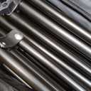 EMART Backdrop Stand 10x7ft(WxH) Photo Studio Adjustable Background Stand Support kit with 2 Crossbars, 8 Clamps, 2 Sandbags and Carry Bag for Parties, Events Decoration, Wedding, Photography (Black)