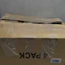 SNSLXH Clear Storage Bins with Lids & Wheels, Stackable Plastic Craft Containers, Large Closet Organizers Box for Bedrooms Living Rooms 24 QT, 4-Tiers