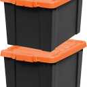 IRIS USA Storage Bin Bundle - 76qt (2 Pack)