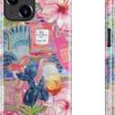 Goodon for iPhone 15 Case - Compatible with Magsafe - Dual-Layer Hard Shell & Silicone Cover - Protective Phone Case with Cute Wildflower Designs for Women - Floral Fantasy