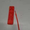 OneBom Silicone Remote Cover for Firetv 4K Max (2nd)/ Insignia/Pioneer/Omni (QLED) Series Alexa Voice Remote Enhanced w, Anti-Slip Protective Case with Same Color Lanyard (Red)