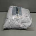 4 Pieces Cocktail Table Skirt Round Cocktail Table Covers 32 x 43 Inch Spandex Stretch High Top Table Cloth for Wedding Table Bar Banquet Party Supplies (White)