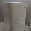 SONGMICS 13 Gallon (50 L) Trash Can, Stainless Steel Kitchen Garbage Can, Recycling or Waste Bin, Soft Close, Step-On Pedal, Removable Inner Bucket, White ULTB050W01