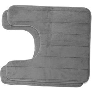 Cabilock Non-Slip Bathroom Rug Rebound Carpet Pad for Toilet Area Extra Large Rugs