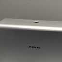 AIKE 400 Sheets Wall Mount Paper Towel Dispenser,Fit Multifold Paper,Large Capacity with Lock for Commercial, Silver(Folded Size 10" x 3.5" Or Smaller)