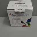 Smart Bird Feeder with Camera Solar Powered, 2K HD Video, AI Bird Species Identification, Instant Arrival Alerts, Weatherproof Design for Effortless Birdwatching, Best Gift for BirdLovers, Red