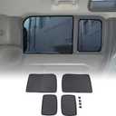 Window Shade Compatible with 2020-2025 L@nd Rover Defender 110, Breathable Mesh Side Window Screens Shade Cover for Baby, UV Rays Protection Sun Shade Blocker (Rear Side Windows 4Pcs)