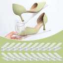 Clear Shoe Slots Organizer for Closet, 20-Pack Adjustable Shoe Stacker & Space-Saving Shoe Storage for a Variety of Spaces, Double Deck Organizer (Transparent)