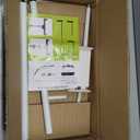 cretopwin Tablet Floor Stand Holder with Flexible Gooseneck and Stable Base, Compatible with Tablet and Cell Phones (3.5''9.7''), White