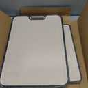 Titanium Cutting Board Double Sided Food Grade, Pure Titanium/PP for Kitchen, Cutting Board Easy to Clean[15.5*10.5+12*8.5] (Silver)