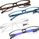 TERAISE Fashion Anti-blue light Reading Glasses Men Women Computer Reader (Mixcolor)