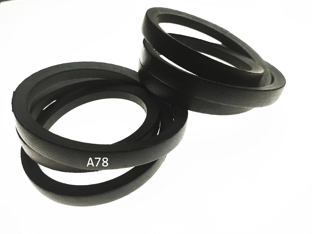 A78 or 4L800 1/2 x 80in 2 Pcs Rubber V-Belt
