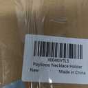 Necklace Holder Jewelry Stand, Rotating Necklace Holder Organizer with 48 Hooks for Necklace Earring Keychains Bracelet Display Stand, Metal Necklace Tree Stand -Gifts for Women (Black)