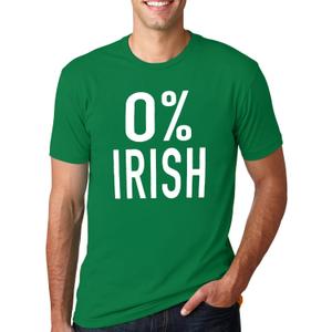 MAIHUN Mens St Patricks Day Shirts St Paddys Four Leaf Clover Shirt Shamrock Irish Holiday Tshirt (Green, L)