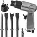 150mm air hammer kit 4-chisels, 4500 BPM, pneumatic hammer shovel tool, air chisel pneumatic shovel tool, pneumatic tools, air shovel by PROSHI