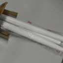 Tension Curtain Rod 39-157In (3.3-13 Ft), No Drill Outdoor Curtain Rods for Patio Windows Bathroom, Heavy Duty Tension Rod Room Divider, Extra Long Shower Curtain Rod Diameter 1.26 In, White