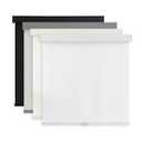AOSKY Light Filtering Roller Shades for Windows, 29" W x 72" H, White