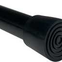 Small Short Tension Rod, 42 Inches Rust-Resistance Spring Adjustable Rods, Black