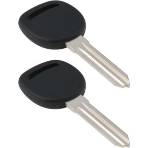 2pcs Car Key Blank Right Slot B111-PT Compatible with GMC Compatible with Chevrolet
