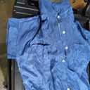  Dress for Women Midi Shirt Dresses Button Down Short Sleeve Summer Womens (X-Large)