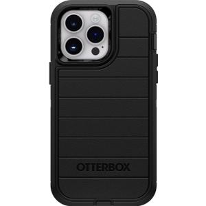 OtterBox Defender Series Screenless Edition Case for iPhone 14 Pro Max (Only) - Case Only - Microbial Defense Protection - Non-Retail Packaging - Black (Black)