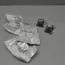 8pcs Under Cabinet Cutting Board Holder Pot Lid Organizer Rack Storage Stainless Steel Under Shelf Counter Chopping Board (Black)