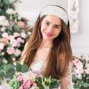 4 Pcs Wide Headbands for Women Non Slip Elastic Boho Head Wraps Stretchy Soft Cotton Cloth Hair Bands for Yoga Running Workout Sports Outdoor Exercise Stylish Floral Print Adjustable Hair Accessories