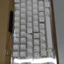 YMDK 139 Mac Keycaps Cherry Profile Normcore Style Minimalist Dye Sub PBT White Key Cap for 104 TKL 60% 96 84 68 Keychrone K2 K4 K8 MX Switches Keyboard