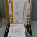 Perlegear UL-Listed Full Motion TV Wall Mount for 4297 Inch Flat Curved TVs up to 132 lbs, 12/16 Wood Studs, TV Mount Bracket with Tool-Free Tilt, Swivel, Extension, Max VESA 600 x 400mm, PGLF15