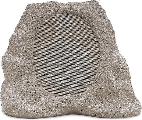 Victrola Rock Speaker Connect, Sand, Wireless Outdoor with Bluetooth 5.3, 22-Hour Battery Life, with Solar Charging, Link Up to 20 Rock Speakers, IP65 Water & Dust Resistant (Single)