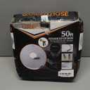 Garden Hose 50 ft, Stainless Steel Water Hose with 10 Function Nozzle Flexible, Heavy Duty, Lightweight, No-Kink, Pet Proof, Puncture Proof Hose Metal for Yard, Outdoor