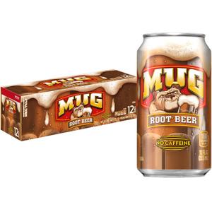 Mug Root Beer, 12 Fl Oz Cans (Pack of 12) (EXP 11/30/26)