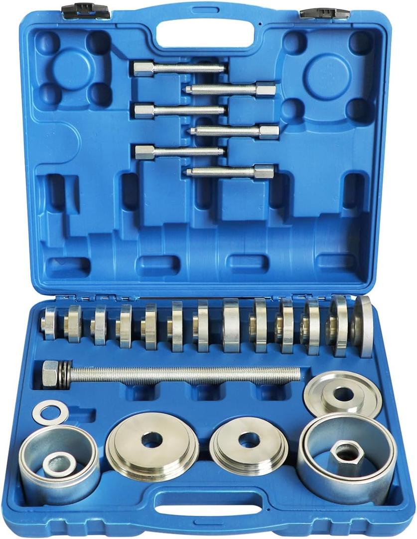 DPTOOL 31pcs Wheel Bearing Press Kit Universal Front Wheel Drive Bearing Remover and Installer Kit