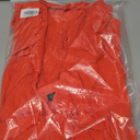Womens Summer Short Sleeve Romper V Neck Jumpsuits with Cinched Waistline Casual Outfits with Side Pockets (Red, X-Large)