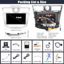 [4 Core+64G]Android 13 Car Stereo for Chrysler Sebring 2006 2007 2008 2009 2010 with Wireless Carplay&Android Auto,9 Inch Touch Screen Car Radio with Mirror Link Bluetooth FM/RDS Radio WiFi GPS EQ SWC