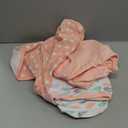 SwaddleMe by Ingenuity Original Swaddle, 100% Cotton, Improves Sleep & Calms Startle Reflex, 0-3 Months, 1.0 TOG, 3-Pack, Baby Swaddle Blanket - Coral Days