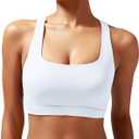 RUNNING GIRL Sports Bras for Women High Support,Racerback High Impact Sports Bra Moulded Cup Workout Bra Push up (Small)