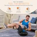 Lifepro Rumblex Plus/Pro 4D Vibration Plate for Lymphatic Drainage Triple Motor Whole Body Vibration Platform Machine for Muscle Toning 7 Training Modes, 60 Speed Levels & Resistance Bands