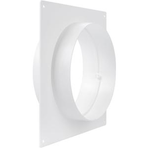 6" Inch Duct Connector Flange - Plastic Straight Pipe Flange for Heating Cooling - Inlet Outlet Ventilation System - Ducting Coupling Wall Plate - Assembly Joint (150mm)