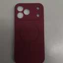 Miracase Magnetic for iPhone 17 Pro Max Case, Compatible with MagSafe, Integrated Silicone Camera Control Cover, 3.0mm Thicken Shockproof Drop Protection Phone Case for 17 ProMax, Wine Red