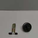 Design House Keyed Entry Door Deadbolt with One Keyed Side and Twist-Knob Interior, 2-Way Adjustable Latch, Fits Standard Doors, Oil Rubbed Bronze  Design House, 750869