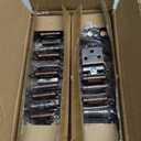 50 Pack 25 Pairs 3/8" Inset Cabinet Door Hinges Oil Rubbed Bronze Offset Self Closing Kitchen Cabinet Hinges Bronze Cabinet Door Hinges Semi - Cupboard Variable Flush Cabinet Hinge