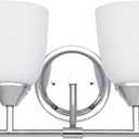 Chrome 4-Light Traditional Bathroom Vanity Light Fixtures Over Mirror, Modern Vanity Lights for Living Room, Standard E26 Base, Chrome