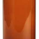 MountainLeaf 3 Pack 16 oz Plastic Empty Bottles with Black Press Disc Caps for Shampoo, Lotion, Hand Sanitizer, Dish Soap Etc., Refillable, BPA Free, Made in U.S.A (Amber bottle)